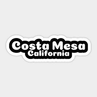 Costa Mesa California - Car Window Bumper Sticker